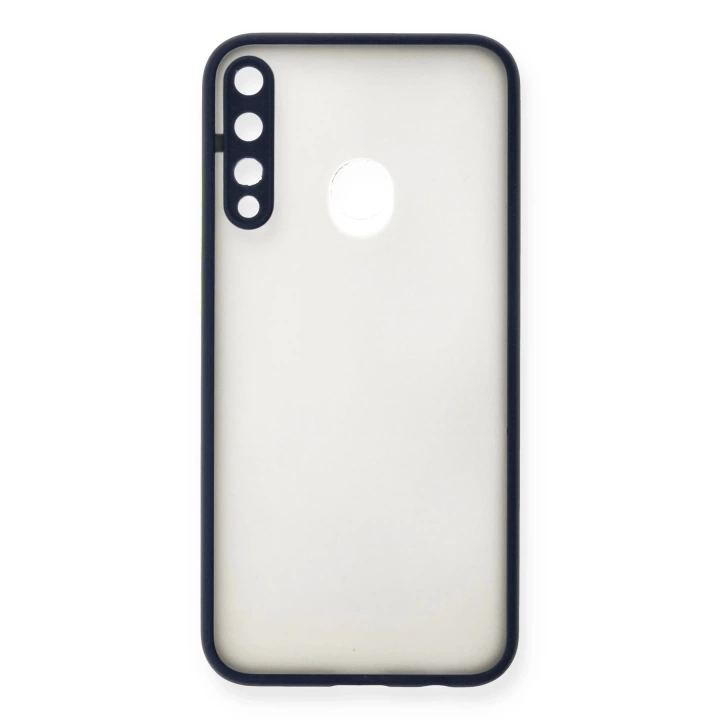 BFS  Huawei P40 Lite E Kılıf Montreal Silikon Kapak - Lacivert