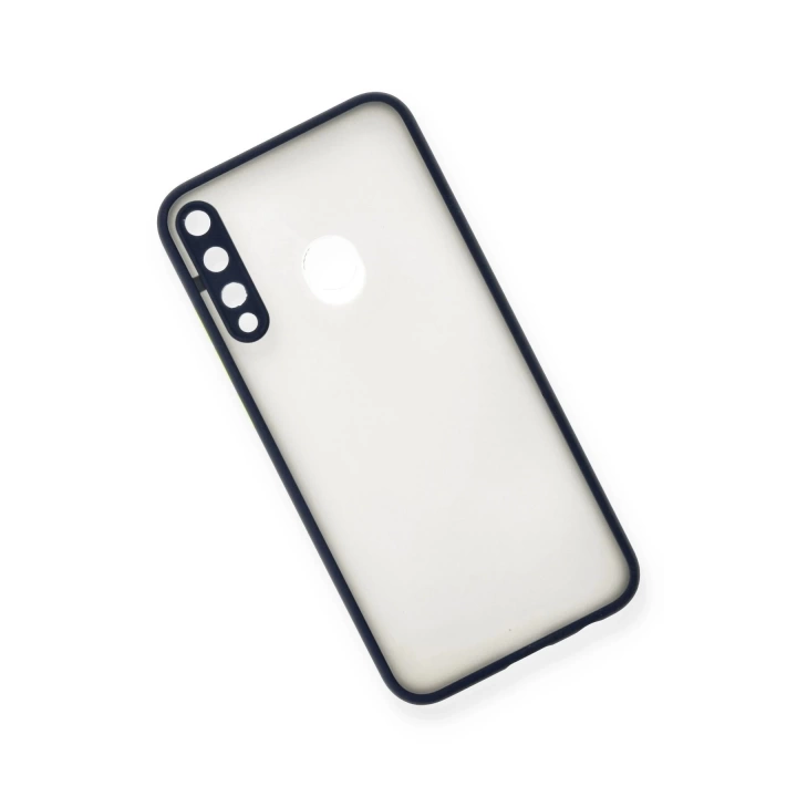 BFS  Huawei P40 Lite E Kılıf Montreal Silikon Kapak - Lacivert
