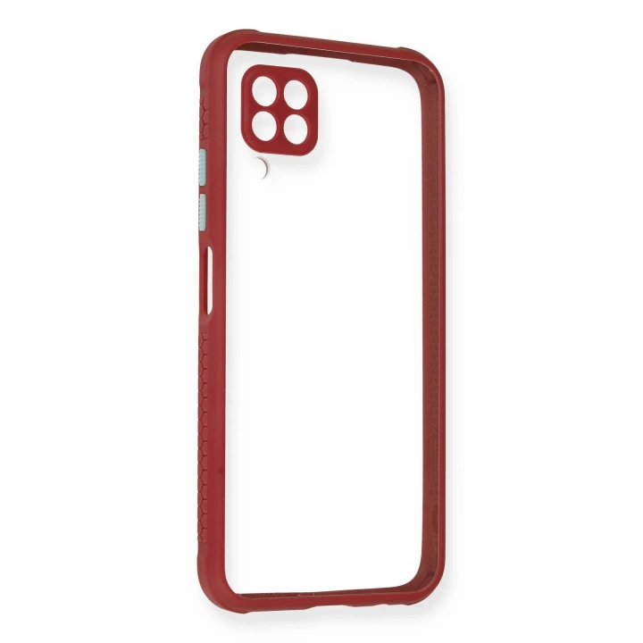 BFS  Huawei P40 Lite Kılıf Miami Şeffaf Silikon - Fuşya