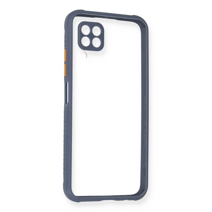 BFS  Huawei P40 Lite Kılıf Miami Şeffaf Silikon - Gri