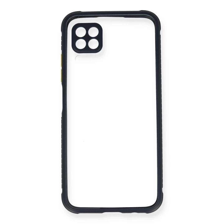 BFS  Huawei P40 Lite Kılıf Miami Şeffaf Silikon - Lacivert