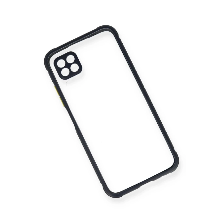 BFS  Huawei P40 Lite Kılıf Miami Şeffaf Silikon - Lacivert