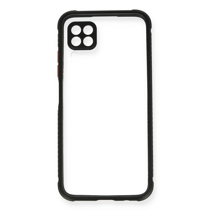 BFS  Huawei P40 Lite Kılıf Miami Şeffaf Silikon - Siyah