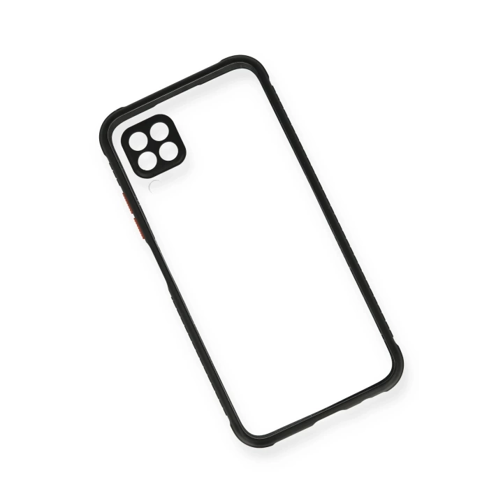 BFS  Huawei P40 Lite Kılıf Miami Şeffaf Silikon - Siyah