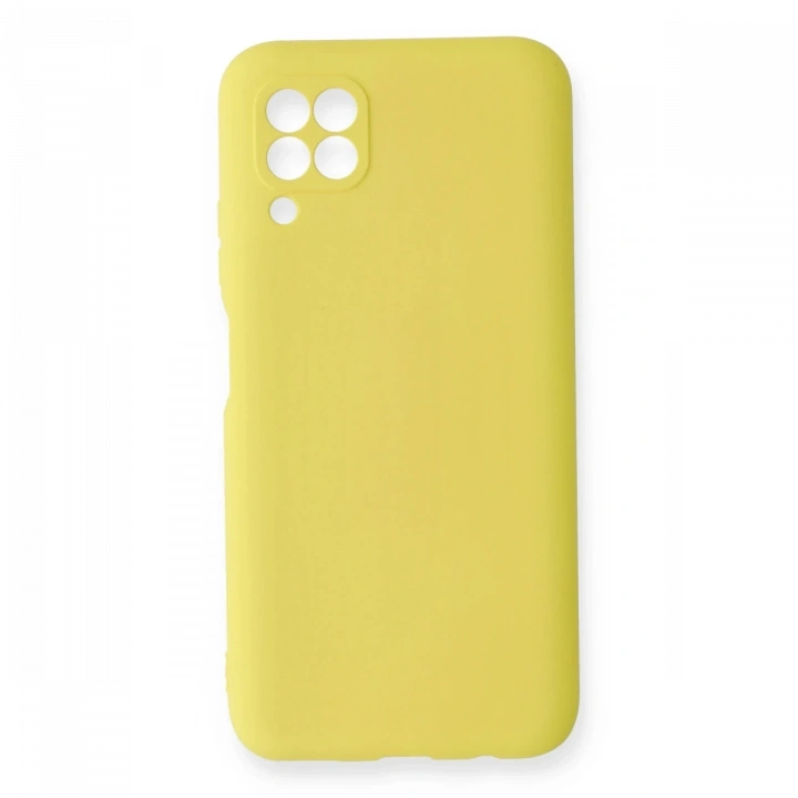 BFS  Huawei P40 Lite Kılıf Nano içi Kadife Silikon - Sarı