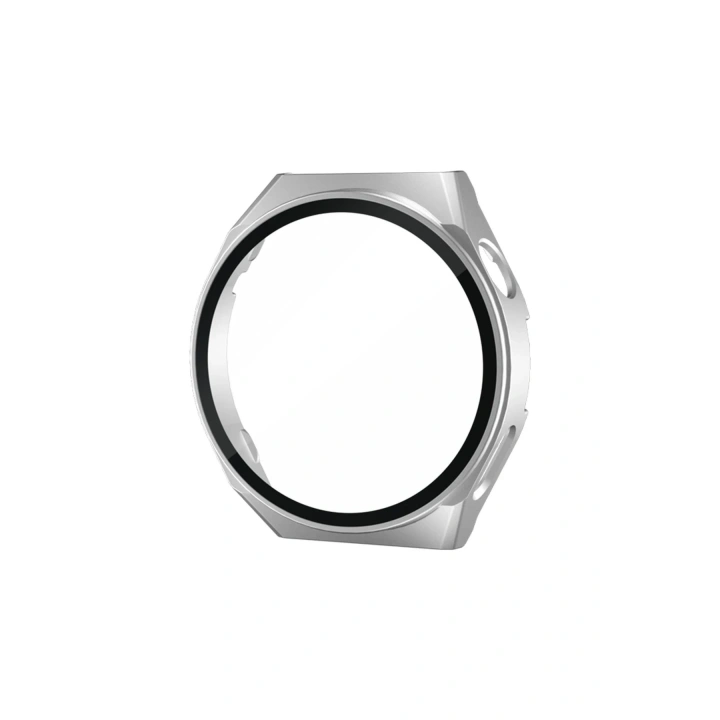 BFS  Huawei Watch GT3 42mm Dota Camlı Kasa Ekran Koruyucu - Gümüş