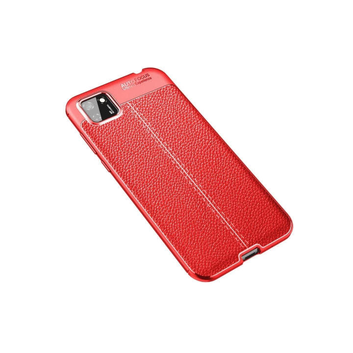 BFS  Huawei Y5P Kılıf Auto Focus Kapak - Kırmızı