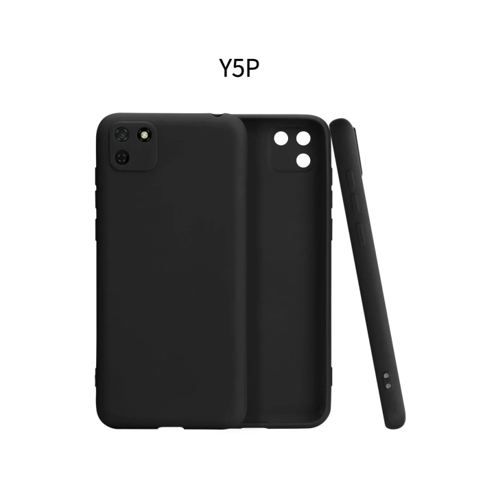 BFS  Huawei Y5P Kılıf First Silikon - Siyah