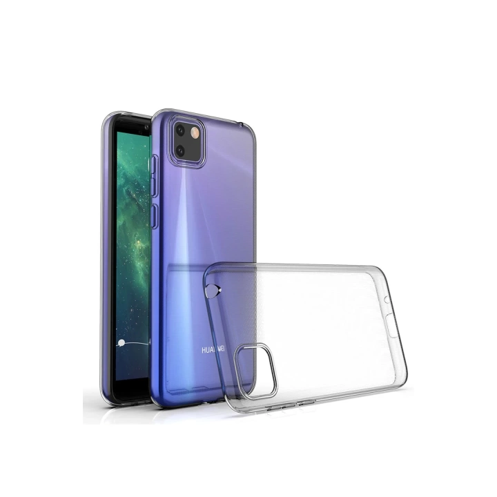 BFS  Huawei Y5P Kılıf Lüx Şeffaf Silikon - Şeffaf