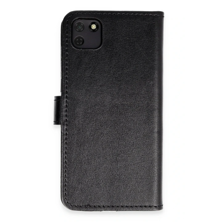 BFS  Huawei Y5P Kılıf Trend S Plus Kapaklı Kılıf - Siyah