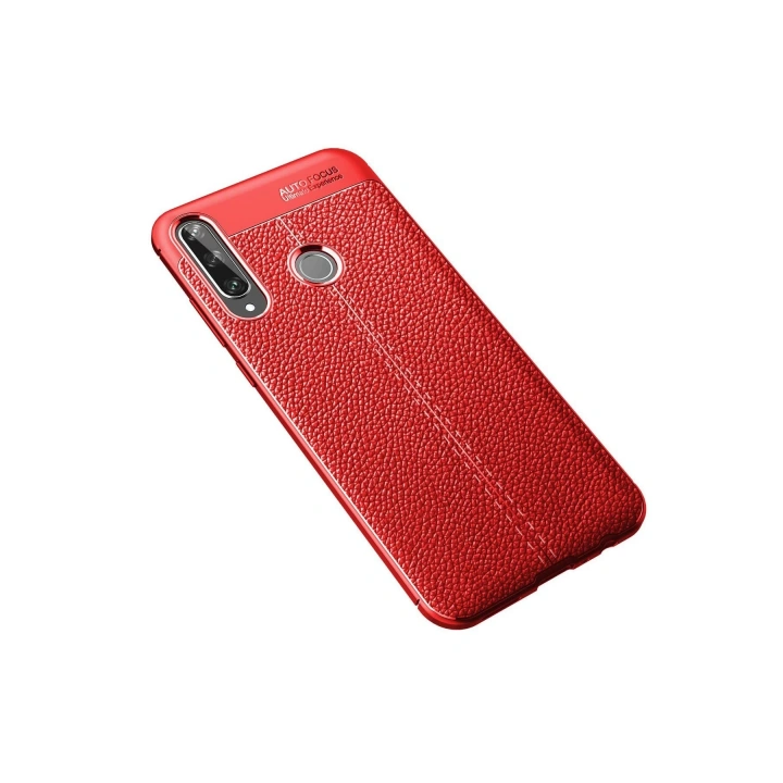 BFS  Huawei Y6P Kılıf Auto Focus Kapak - Kırmızı