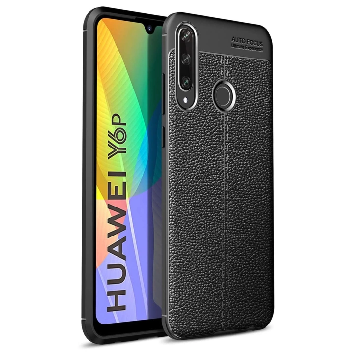 BFS  Huawei Y6P Kılıf Auto Focus Kapak - Siyah