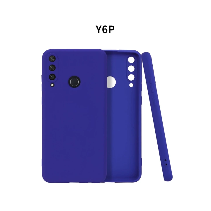 BFS  Huawei Y6P Kılıf First Silikon - Lacivert