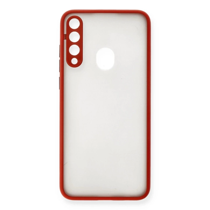 BFS  Huawei Y6P Kılıf Montreal Silikon Kapak - Kırmızı
