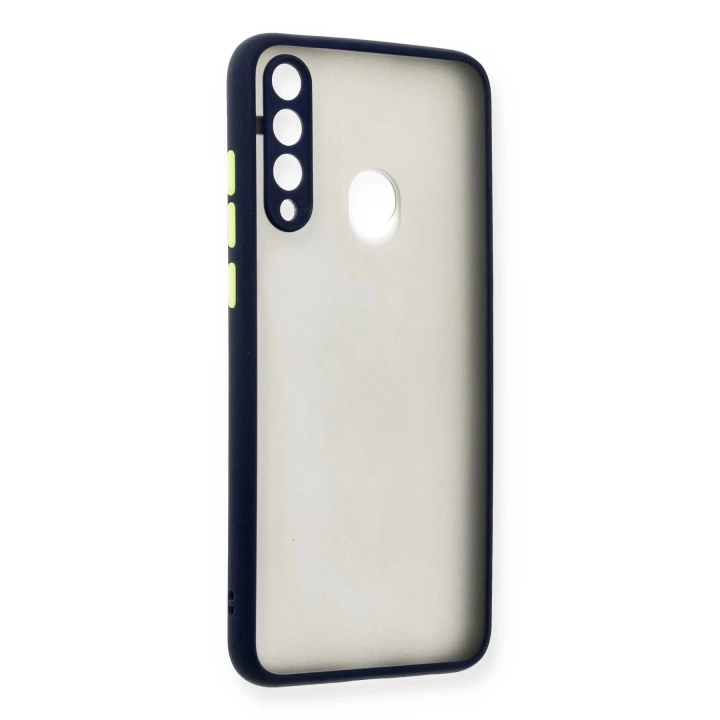 BFS  Huawei Y6P Kılıf Montreal Silikon Kapak - Lacivert
