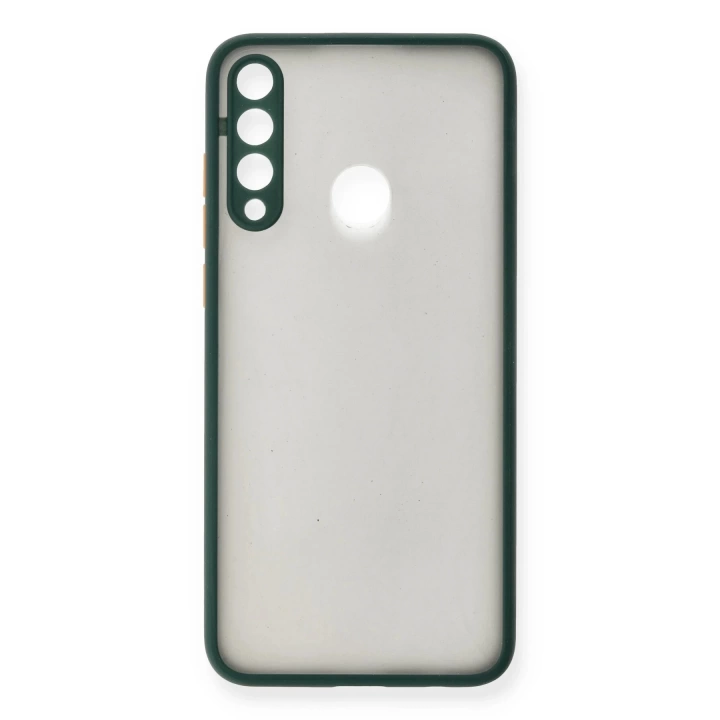 BFS  Huawei Y6P Kılıf Montreal Silikon Kapak - Yeşil