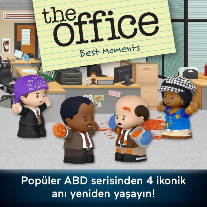 BFS     HVG56LittlePeopleCollectorTheOffice6lıPaket