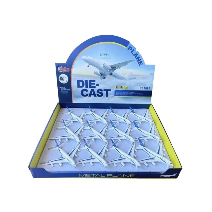 BFS  HW-777-2 2816 BLUE CB IŞIKLI-SESLİ METAL YOLCU UÇAĞI