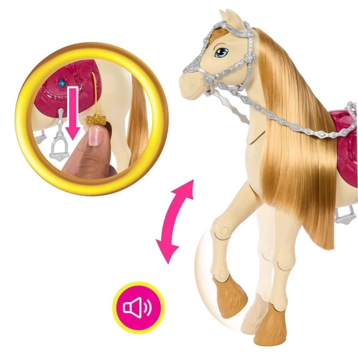 BFS   HXJ42 Barbie ve Dansçı Atı - Barbie Mysteries: The Great Horse Chase