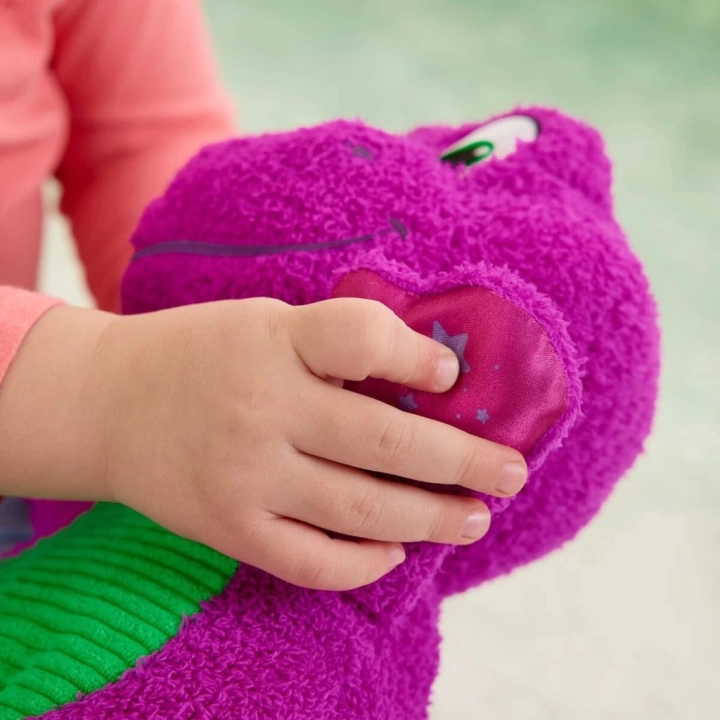 BFS  HYG89 Fisher-Price Kalp Yapan Barney Pelüş Oyuncağı