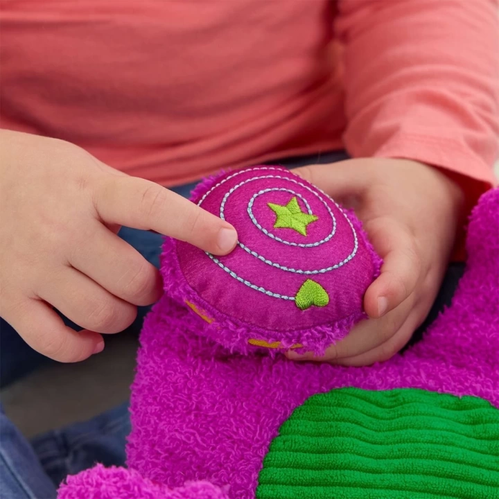 BFS  HYG89 Fisher-Price Kalp Yapan Barney Pelüş Oyuncağı
