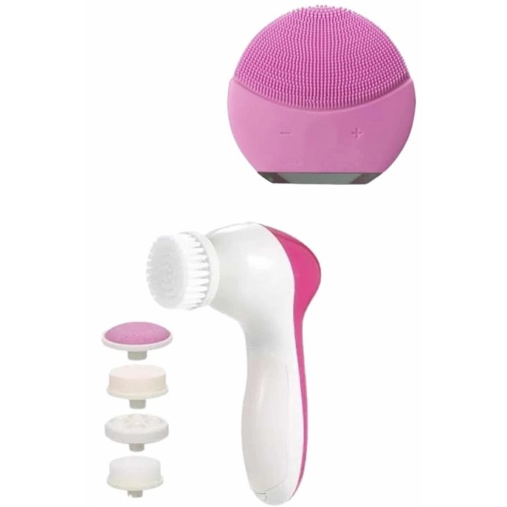 BFS İkili Cilt Bakım Seti 5 Başlıklı Yüz Temizleme ve Masaj Aleti Canlandırıcı ve Onarıcı