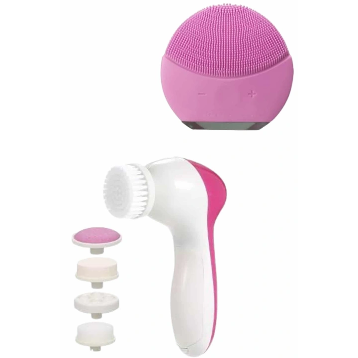 BFS İkili Cilt Bakım Seti 5 Başlıklı Yüz Temizleme ve Masaj Aleti Canlandırıcı ve Onarıcı