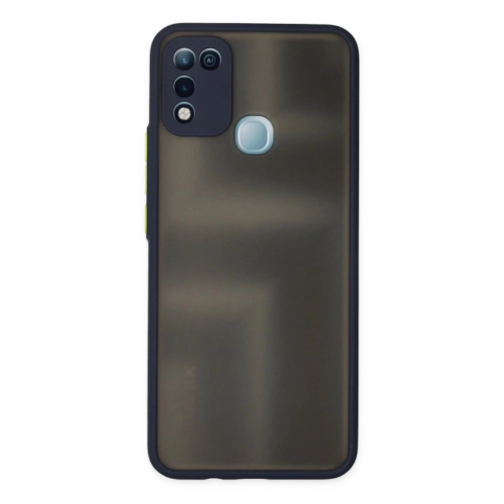BFS  İnfinix Hot 10 Play Kılıf Montreal Silikon Kapak - Lacivert