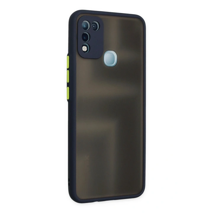 BFS  İnfinix Hot 10 Play Kılıf Montreal Silikon Kapak - Lacivert