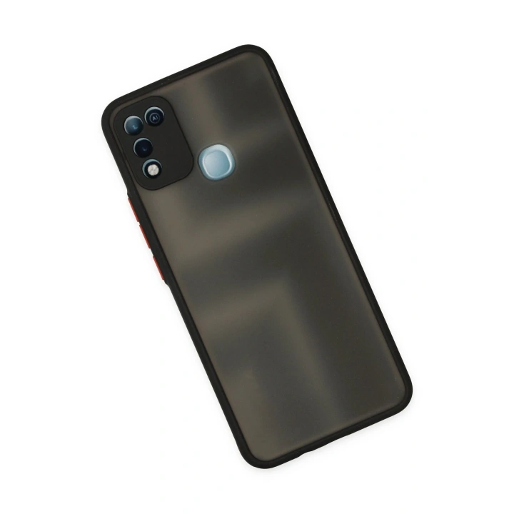 BFS  İnfinix Hot 10 Play Kılıf Montreal Silikon Kapak - Siyah