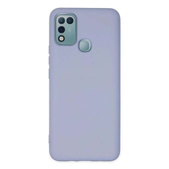 BFS  İnfinix Hot 10 Play Kılıf Nano içi Kadife Silikon - Lila