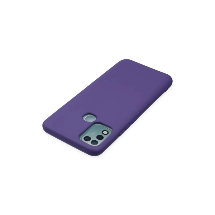 BFS  İnfinix Hot 10 Play Kılıf Nano içi Kadife Silikon - Mor