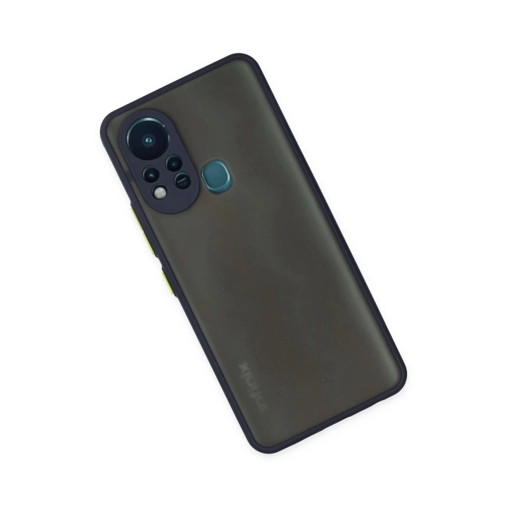 BFS  İnfinix Hot 11s Kılıf Montreal Silikon Kapak - Lacivert