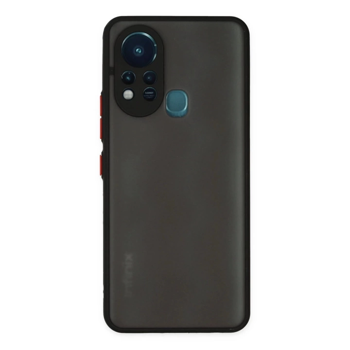 BFS  İnfinix Hot 11s Kılıf Montreal Silikon Kapak - Siyah
