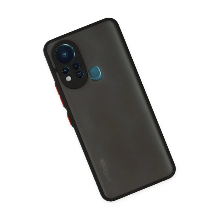 BFS  İnfinix Hot 11s Kılıf Montreal Silikon Kapak - Siyah
