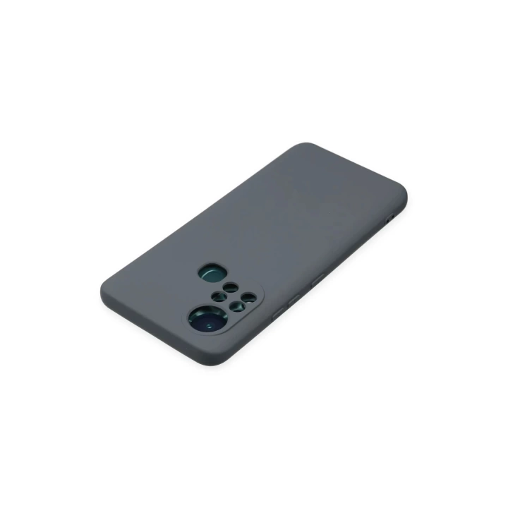 BFS  İnfinix Hot 11s Kılıf Nano içi Kadife Silikon - Gri