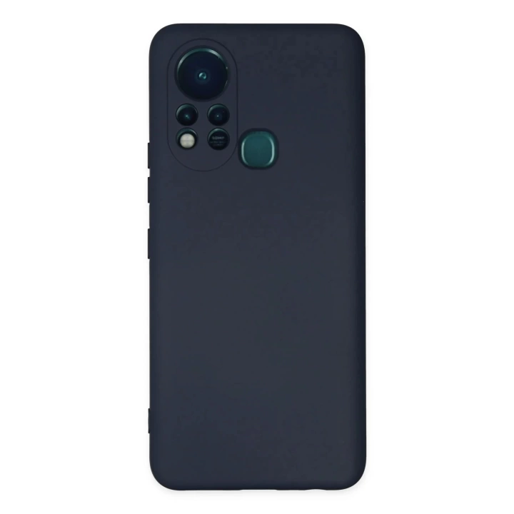 BFS  İnfinix Hot 11s Kılıf Nano içi Kadife Silikon - Lacivert