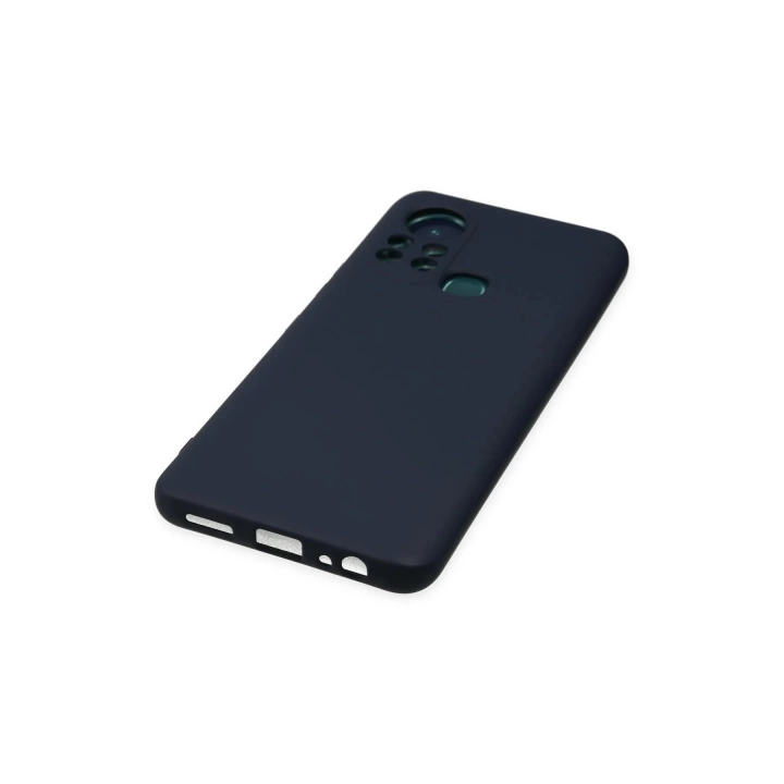 BFS  İnfinix Hot 11s Kılıf Nano içi Kadife Silikon - Lacivert
