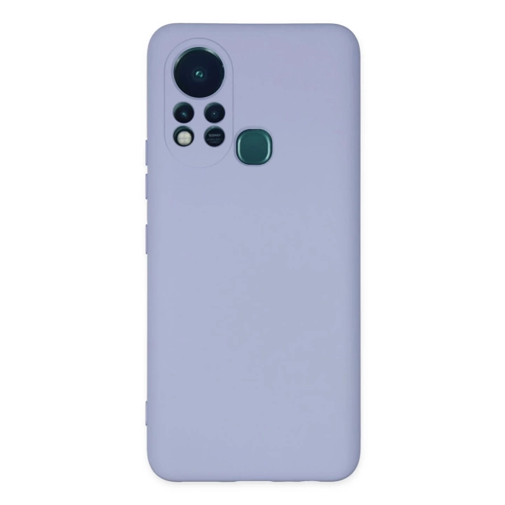 BFS  İnfinix Hot 11s Kılıf Nano içi Kadife Silikon - Lila