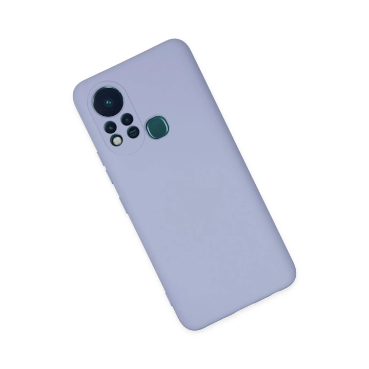 BFS  İnfinix Hot 11s Kılıf Nano içi Kadife Silikon - Lila