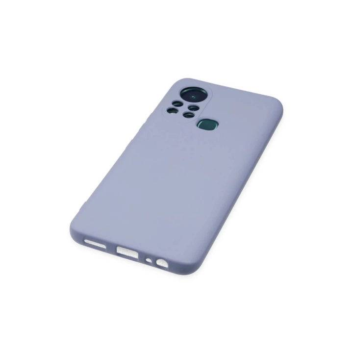 BFS  İnfinix Hot 11s Kılıf Nano içi Kadife Silikon - Lila