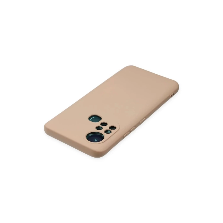BFS  İnfinix Hot 11s Kılıf Nano içi Kadife Silikon - Pudra
