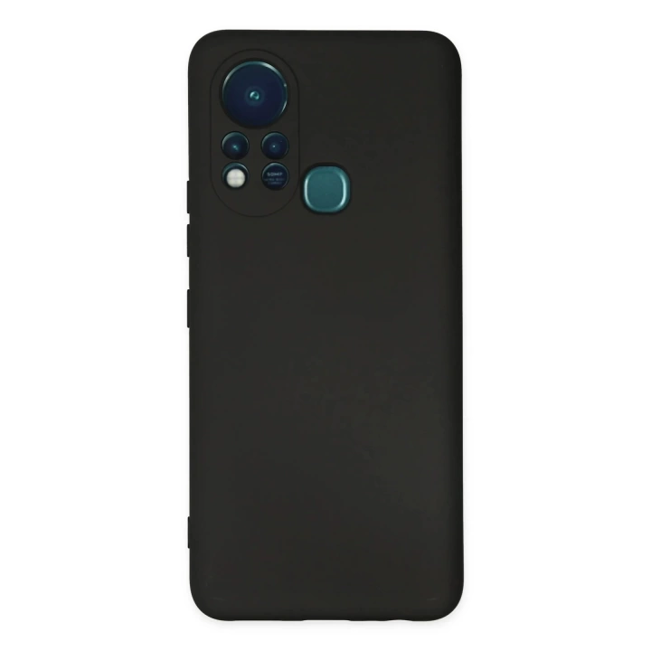 BFS  İnfinix Hot 11s Kılıf Nano içi Kadife Silikon - Siyah