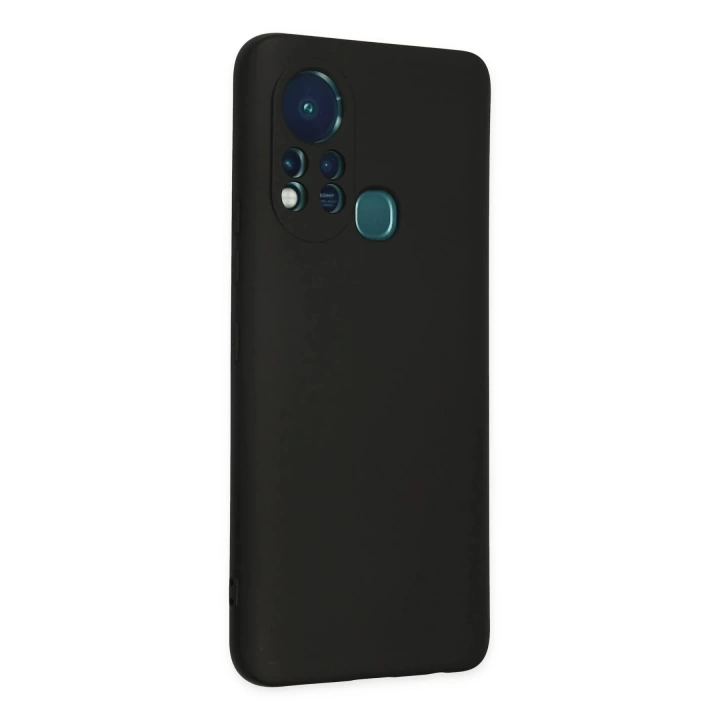 BFS  İnfinix Hot 11s Kılıf Nano içi Kadife Silikon - Siyah