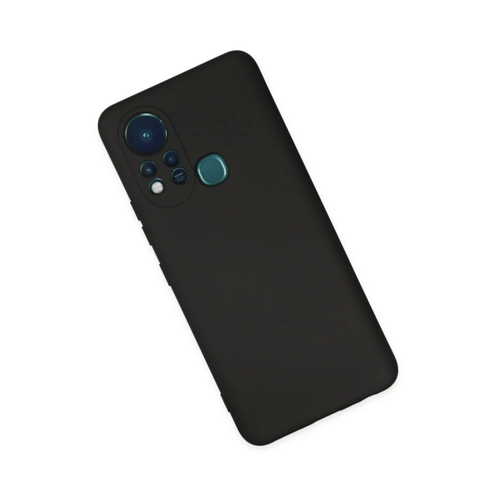 BFS  İnfinix Hot 11s Kılıf Nano içi Kadife Silikon - Siyah