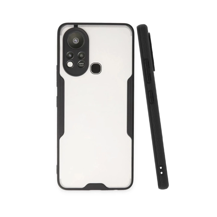 BFS  İnfinix Hot 11s Kılıf Platin Silikon - Siyah