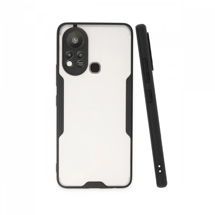 BFS  İnfinix Hot 11s Kılıf Platin Silikon - Siyah