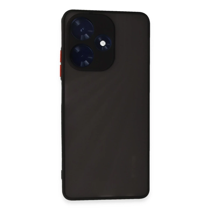 BFS  İnfinix Hot 30 4G Kılıf Montreal Silikon Kapak - Siyah