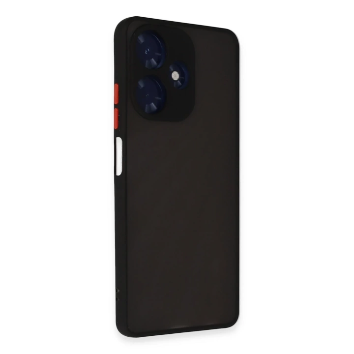 BFS  İnfinix Hot 30 4G Kılıf Montreal Silikon Kapak - Siyah