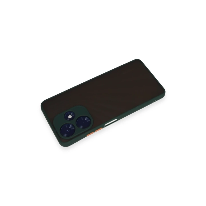 BFS  İnfinix Hot 30 4G Kılıf Montreal Silikon Kapak - Yeşil